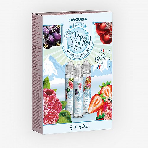 Pack 3x50ml Fruits Rouges Le Petit Verger Frais