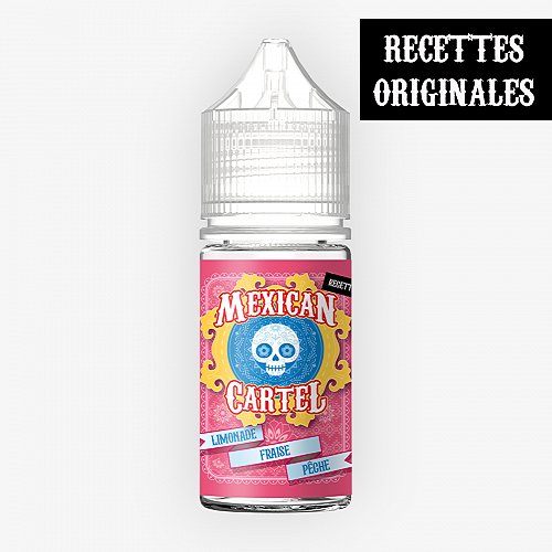 Limonade Fraise Pêche Concentré Mexican Cartel 30ml