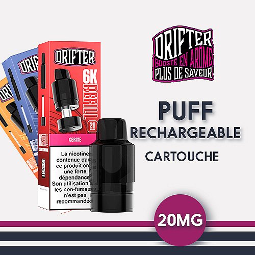 Cartouche 6k Drifter Bar 20mg