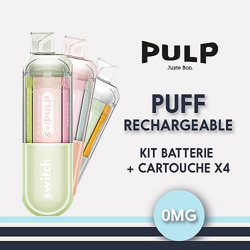 Le Pod Switch Pulp 00mg - Puff 4 saveurs en 1