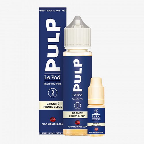 Pack 60ml Granite Fruits Bleus Pod Liquide Pulp - 03mg