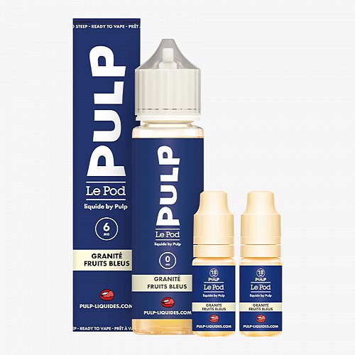 Pack 60ml Granite Fruits Bleus Pod Liquide Pulp - 06mg