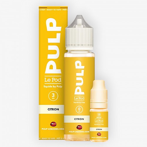 Pack 60ml Citron Pod Liquide Pulp - 03mg