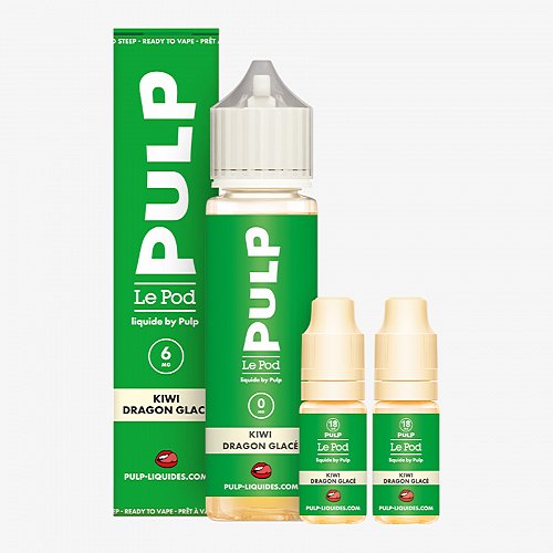 Pack 60ml Kiwi Dragon Glace Pod Liquide Pulp - 06mg