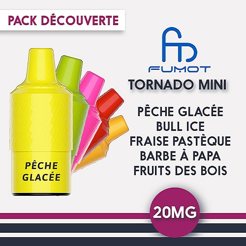 Pack Découverte Cartouches Tornado Mini RandM Fumot