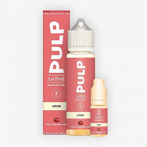 Pack 60ml Litchi Pod Liquide Pulp - 03mg