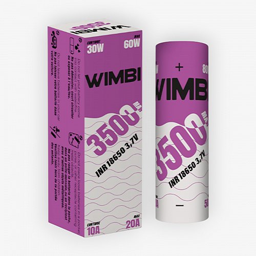 Accu 20A 18650 3500mAh Wimbi