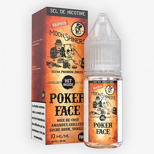 Poker Face Nic Salt Moonshiners 10ml