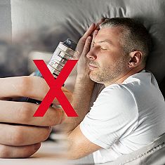 Vapoter avant de dormir, la fausse bonne idée !