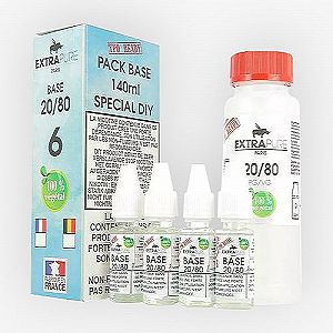 Pack Base 140ml 20/80 06mg Extrapure Pack Base 140ml 20/80 06mg Extrapure