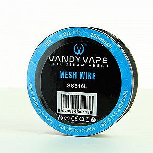 Bobine Mesh Wire SS316L - 200 Vandy Vape Bobine Mesh Wire SS316L - 200 Vandy Vape
