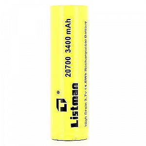 Accu 40A 20700 3400mah Listman Accu 40A 20700 3400mah Listman