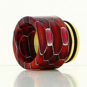 Drip Epoxy Resin Snake Pattern 810 Base Doree TFV8-12