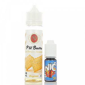 P'tit Beurre La Fabrique Française 50ml + Booster Nic Up 10ml 18mg P'tit Beurre La Fabrique Française 50ml + Booster Nic Up 10ml 18mg