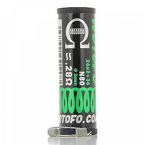 Pack de 10 coils Dual Core Fused Clapton NI 80 26*2+36 0.28ohm Wotofo Pack de 10 coils Dual Core Fused Clapton NI 80 26*2+36 0.28ohm Wotofo