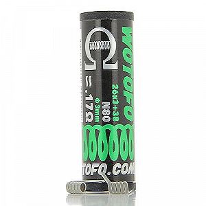Pack de 10 coils Tri Core Fused Clapton NI 80 26*3+38 0.17ohm Wotofo Pack de 10 coils Tri Core Fused Clapton NI 80 26*3+38 0.17ohm Wotofo