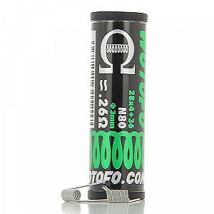 Pack de 10 coils Quad Core Fused Clapton NI 80 28*4+36 0.26ohm Wotofo Pack de 10 coils Quad Core Fused Clapton NI 80 28*4+36 0.26ohm Wotofo