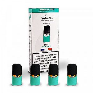 Pack de 4 cartouches Menthol (Absolute Zero) Vaze Vape