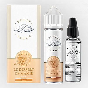 Le Dessert De Mamie Petit Nuage 60ml + Fiole Vide 30ml Graduée
