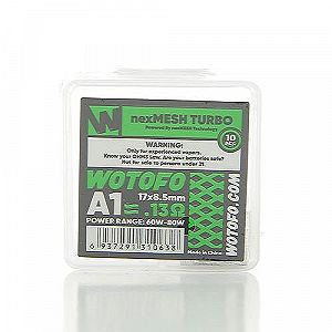 Pack de 10 coils NexMesh Turbo A1 0.13ohm Wotofo Pack de 10 coils NexMesh Turbo A1 0.13ohm Wotofo