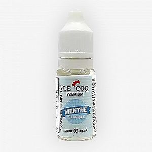 Menthe Glaciale Le Coq Qui Vape Premium 10ml Menthe Glaciale Le Coq Qui Vape Premium 10ml