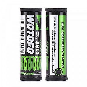Pack de 5 coils Dual Core Fused Clapton NI 80 26*2+40 0.38ohm Wotofo Pack de 5 coils Dual Core Fused Clapton NI 80 26*2+40 0.38ohm Wotofo
