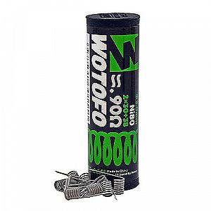 Pack de 10 coils Dual Core Fused Clapton NI 80 30*2+38 0.9ohm Wotofo Pack de 10 coils Dual Core Fused Clapton NI 80 30*2+38 0.9ohm Wotofo