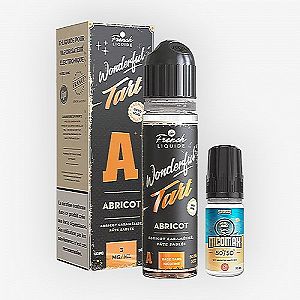 Abricot Easy2Shake 50/50 03mg 50ml Wonderful Tart Le French Liquide