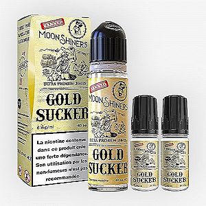 Pack 40ml + 2x10ml Gold Sucker Moonshiners - 06mg Pack 40ml + 2x10ml Gold Sucker Moonshiners - 06mg