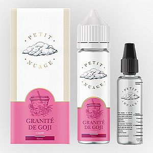Granité De Goji Petit Nuage 60ml + Fiole Vide 30ml Graduée
