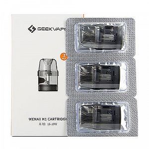 Pack de 3 cartouches + résistance Wenax H1 GeekVape Pack de 3 cartouches + résistance Wenax H1 GeekVape