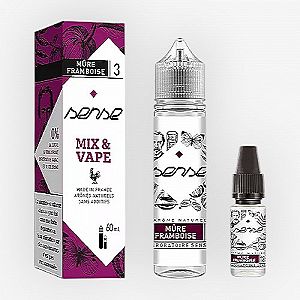 Pack 50ml + 10ml Mûre Framboise Sense - 03mg Pack 50ml + 10ml Mûre Framboise Sense - 03mg