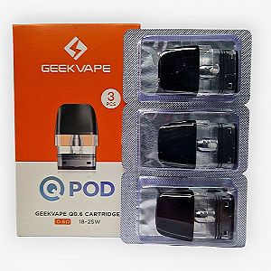 Pack de 3 cartouches + résistance Q GeekVape Pack de 3 cartouches + résistance Q GeekVape