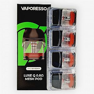 Pack de 4 cartouches + résistance Luxe Q Vaporesso Pack de 4 cartouches + résistance Luxe Q Vaporesso