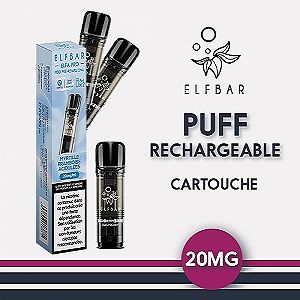 Pack de 2 Cartouches Pods ELFA Pro 2ml 20mg ElfBar Pack de 2 Cartouches Pods ELFA Pro 2ml 20mg ElfBar