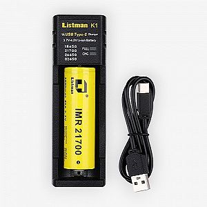 Chargeur K1 1A USB Type-C Listman Chargeur K1 1A USB Type-C Listman