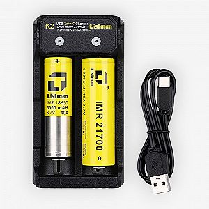 Chargeur K2 2A USB Type-C Listman Chargeur K2 2A USB Type-C Listman