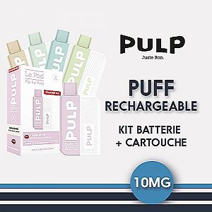 Starter Kit Pod Flip + Cartouche 10mg Pulp Starter Kit Pod Flip + Cartouche 10mg Pulp
