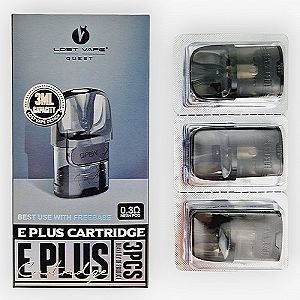 Pack de 3 cartouches E-Plus Lost Vape Pack de 3 cartouches E-Plus Lost Vape
