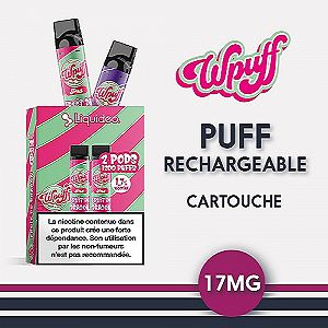 2 cartouches Wpuff 2ml 1.7% Liquideo 2 cartouches Wpuff 2ml 1.7% Liquideo