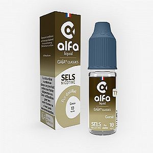 Corsé Sels De Nicotine Gaïa Classics Alfaliquid 10ml Corsé Sels De Nicotine Gaïa Classics Alfaliquid 10ml