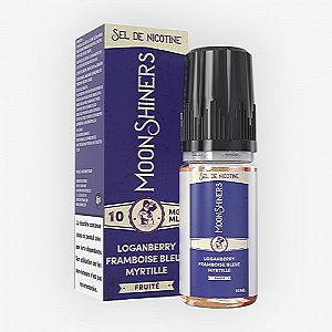 Loganberry Framboise Bleue Myrtille Nic Salt Basic Moonshiners 10ml