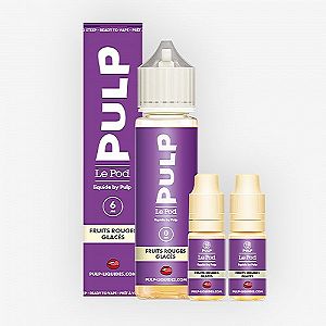 Pack 60ml Fruits Rouges Glacés Pod Liquide Pulp - 06mg