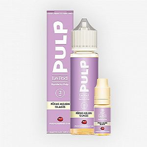 Pack 60ml Pêche Melon Glacés Pod Liquide Pulp - 03mg