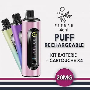 Puff rechargeable Elfbar 4en1 Puff rechargeable Elfbar 4en1