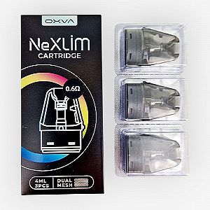 Pack de 3 cartouches Nexlim Oxva Pack de 3 cartouches Nexlim Oxva