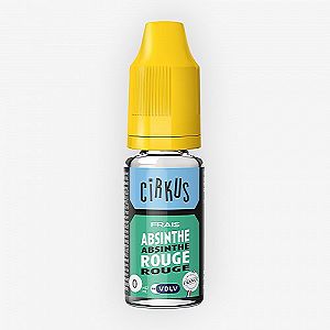 Absinthe Rouge Cirkus Frais By VDLV 10ml Absinthe Rouge Cirkus Frais By VDLV 10ml