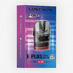 Pack de 3 cartouches E-Plus Dual Mesh Lost Vape Pack de 3 cartouches E-Plus Dual Mesh Lost Vape