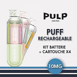 Le Pod Switch Pulp 10mg - Puff 4 saveurs en 1 Le Pod Switch Pulp 10mg - Puff 4 saveurs en 1