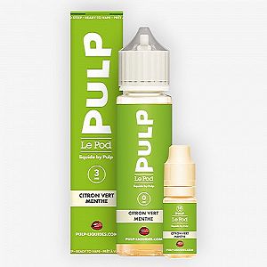 Pack 60ml Citron Vert Menthe Pod Liquide Pulp - 03mg